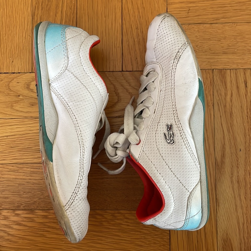 LaCoste Sport Sneakers Women Size 5 1/2 - Picture 3 of 4